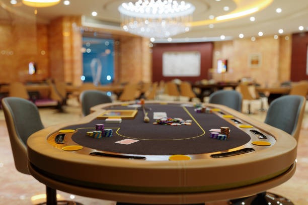 Mobile phone displaying live casino dashboard